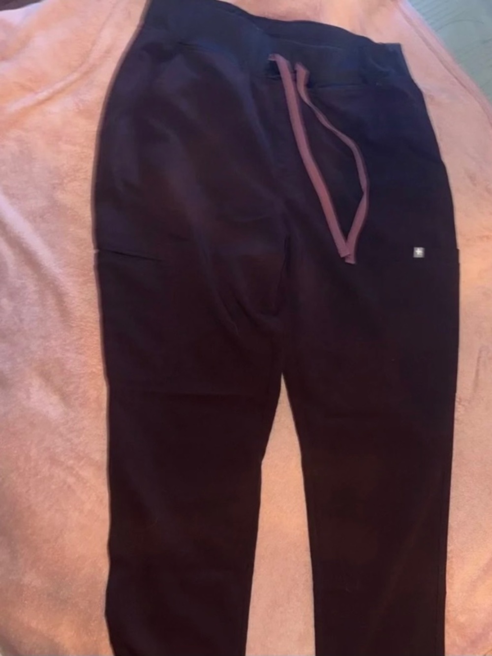 Figs Espresso High Waisted Yola Skinny Scrub Pants